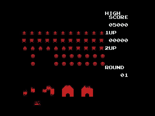 Space Invaders atari screenshot